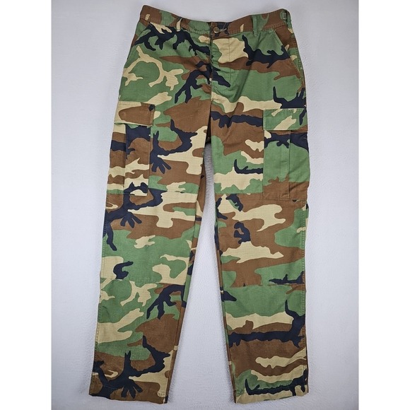Other - Combat Trousers Camo Woodland Men's Size 32x31 Ripstop Military SPM1C1-09-F009